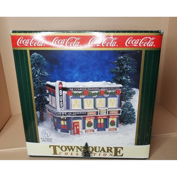 Coca Cola Town Square Collection 1999 Village Bus Station Building New